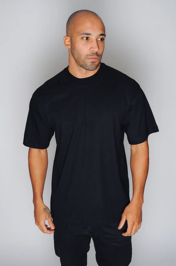 Camiseta Oversized Premium - Preta 100% Algodão